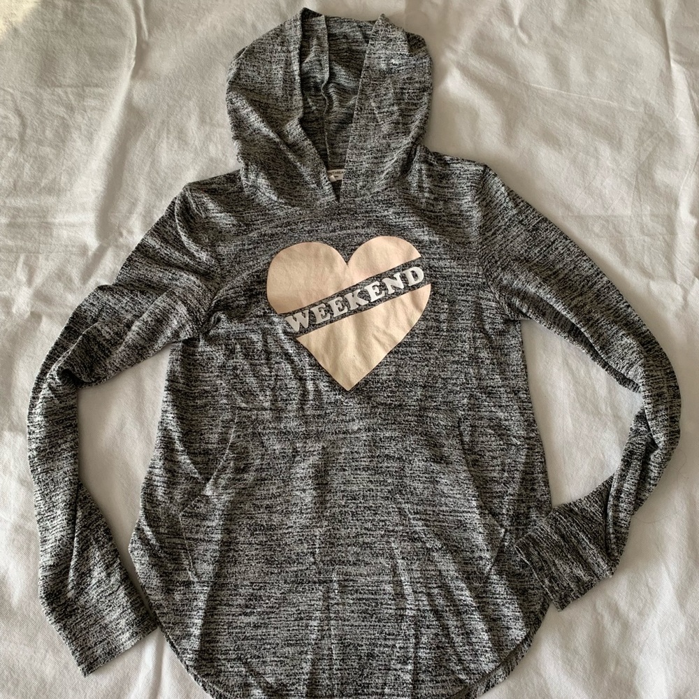 Grayson Thread Size S Hoodie Weekend Long Sleeve Rayon Blend Length 27” Pocket